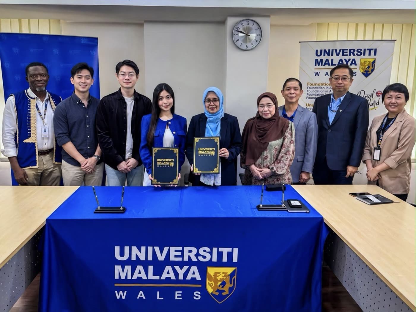 MOU signing between Neuvision Creative Studios and Universiti Malaya Wales